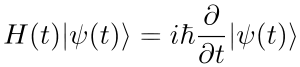 Schrödinger equation of quantum mechanics (1927).